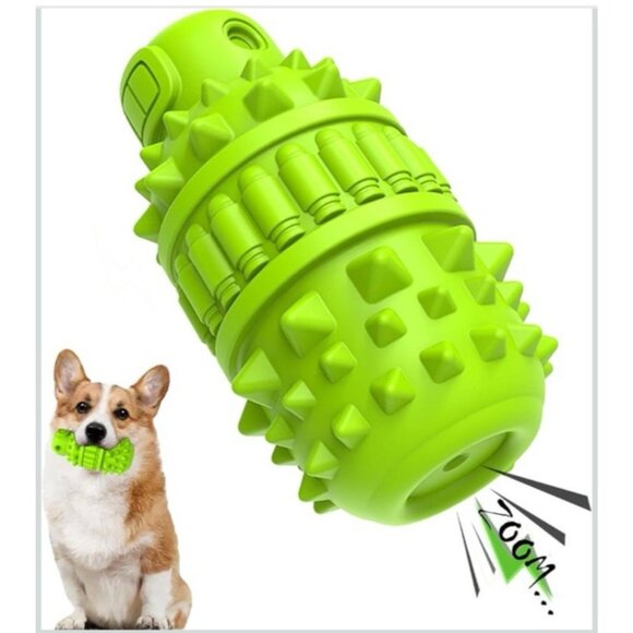 Natural Rubber Dog Toy for Large Dogs Aggressive Chewers BPA-Free Squeaky Fun - Picture 5 of 5